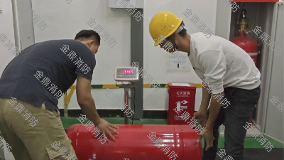 湖南金鼎消防-七氟丙烷氣瓶檢測(cè)藥劑缺斤少兩怎么辦？